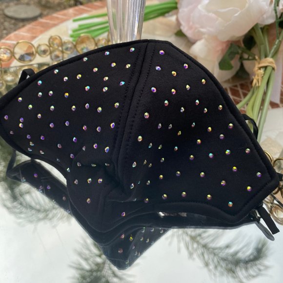 Luxury High Quality Fashion Face Mask Crystal - Picture 2 of 9